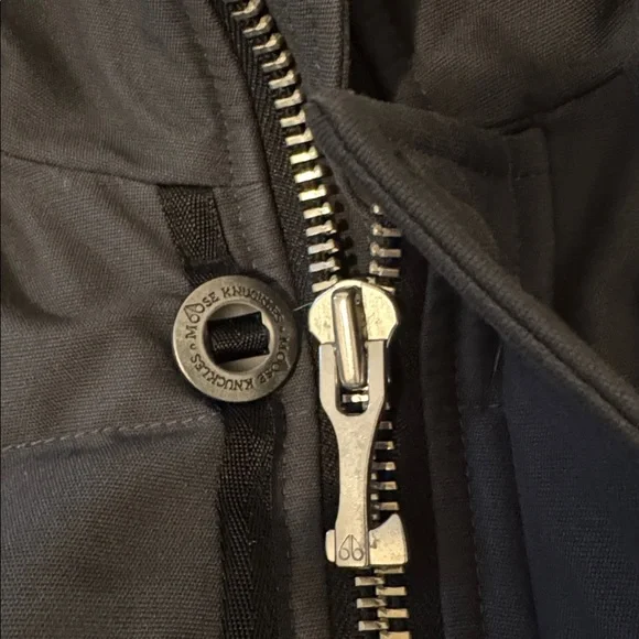 Moose Knuckles Original 3Q Fur Jacket – Size L – Granite / Black Fox Fur - Picture 6 of 16